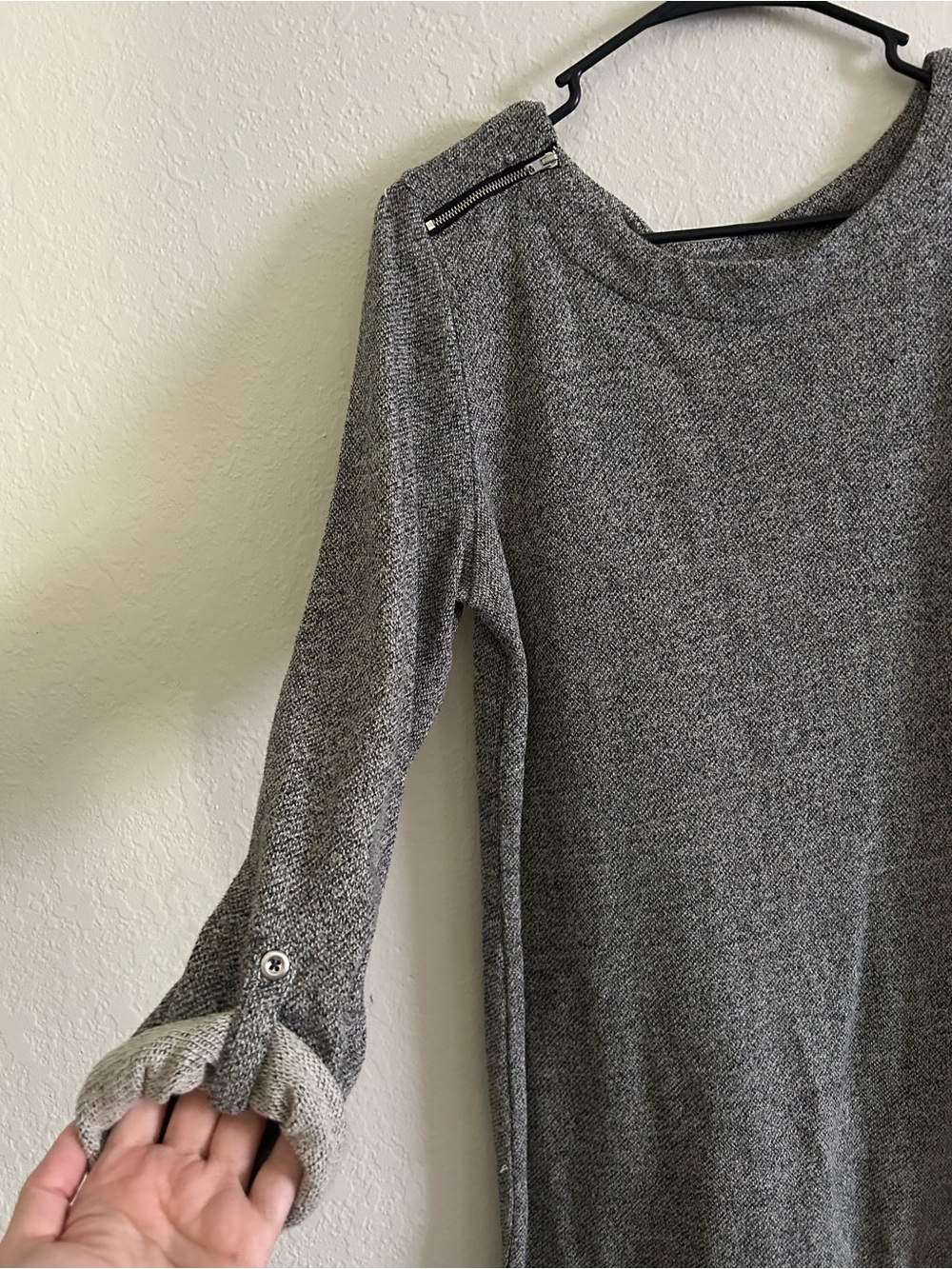 Knit Long Sleeve Dress